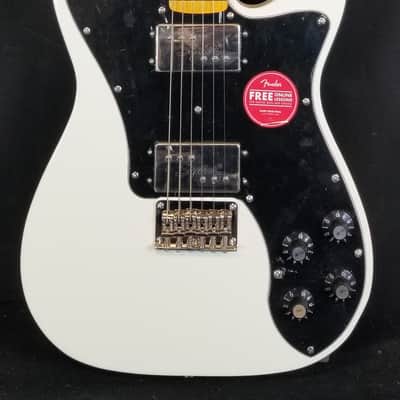 Squier Classic Vibe '70s Telecaster Deluxe HH Electric Guitar, Maple Fingerboard, Olympic White image 6