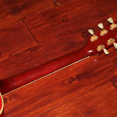 1963 Gibson Hummingbird, Rare flamed Maple back & sides image 8