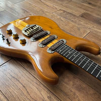 Vintage 1979 Greco GO II Brazen Picker Electric Guitar Walnut Brown MIJ Fujigen Japan image 7
