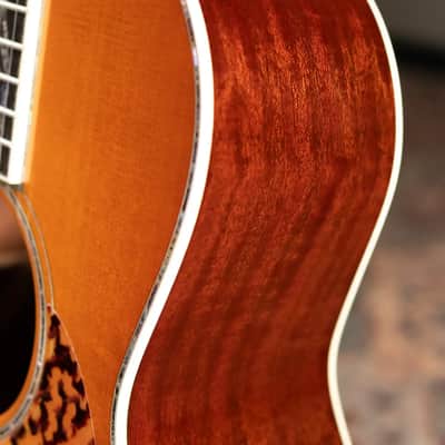 Santa Cruz H13 42 Style Acoustic Guitar - Orcas Island Cedar/Waterfall Bubinga with Hardshell Case image 14