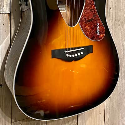 NEW Gretsch G5024E  Rancher Dreadnought with Fishman Pickup System  Sunburst, The Coolest Acoustic in The Galaxy! Ships Ultra Fast!! image 3