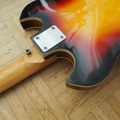 Video! Sakai (Teisco -ish) "Barney Kessel-style" Thinline ~1972 made in Japan - Pro Setup, Player Ready image 11