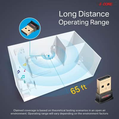 5 Core 50 Pieces Bluetooth 4.0 USB 2.0 CSR 4.0 Dongle Adapter for PC LAPTOP WIN XP 7 8 10 DONGLE BT 50PCS imagen 4