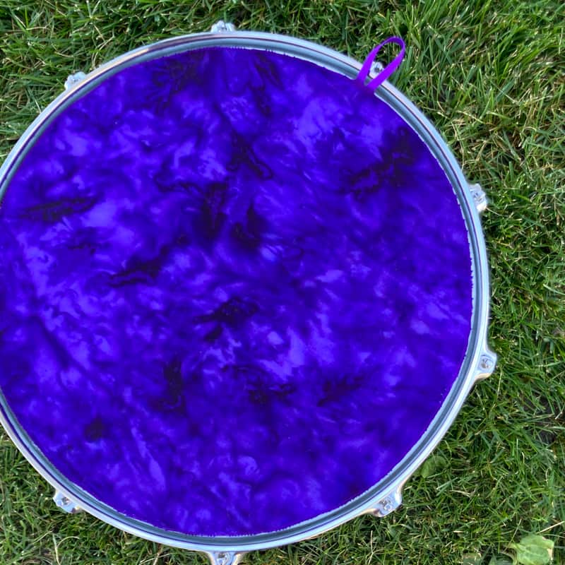 14" single layer Drum Bunny cloth drum cover - dampener - partial mute - compare to Drum Tortillas - Quesadilla - Big Fat Snare image 1