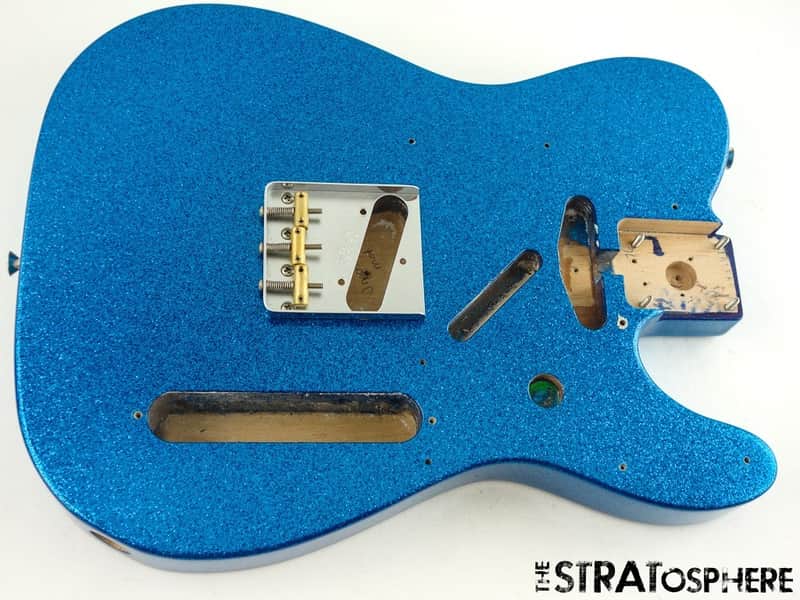 Fender J Mascis Tele BODY + HARDWARE, Telecaster Bottle Rocket Blue image 1