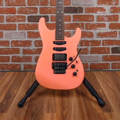 Fender HM Strat Flash Pink 1988 w/Hard Shell Case image 4