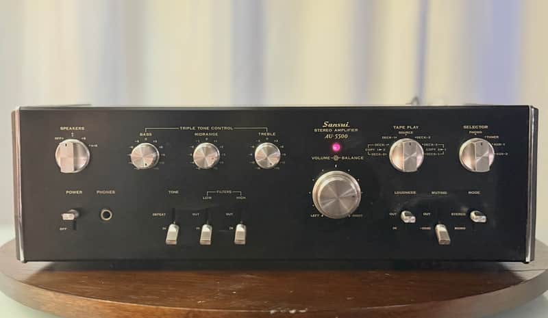 🎶 Sansui AU-5500 Vintage Integrated Amplifier — Serviced, Cleaned, 100V JDM, Plug & Play w/ Step-Down image 1