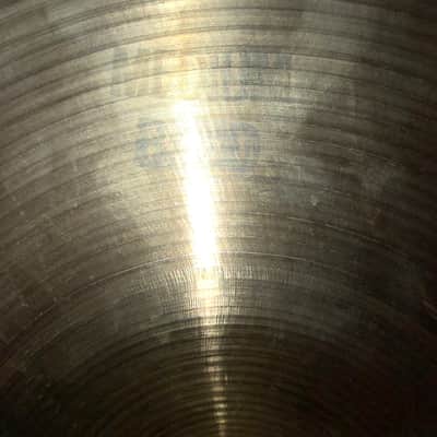 Vintage Zildjian 15” Hi Hat Crash Cymbal Medium Band 1970’s image 4