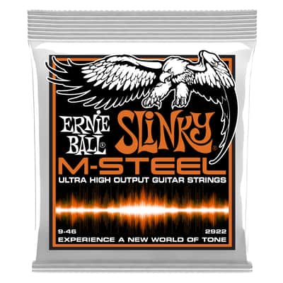 Ernie Ball 2922 M-Steel Hybrid Slinky Electric Guitar Strings image 1
