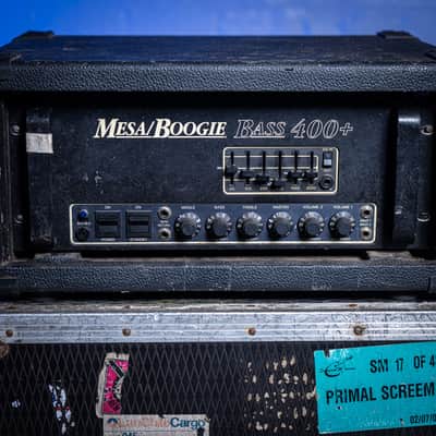 Mesa Boogie 400+ Bass Head Ex MANI THE STONE ROSES Black 1990 image 6