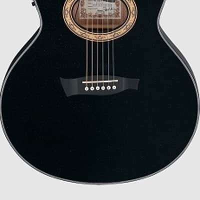 Ibanez EP5 BP Steve Vai Euphoria Signature Acoustic Electric Guitar. Pearl Black image 1