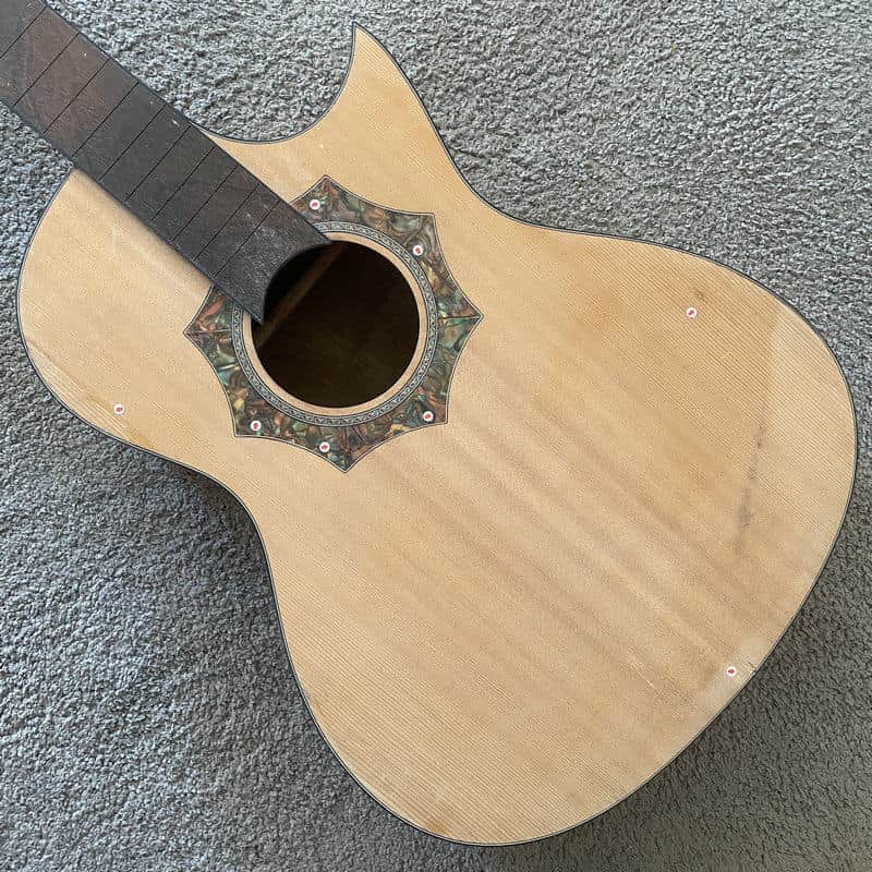 12 String Acoustic Guitar Project in Natural, Spruce and Maple Body, Rosewood Fingerboard image 1