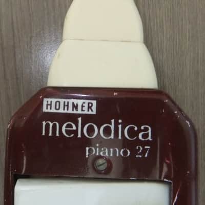 RARE HOHNER PIANO 27 MELODICA - GOOD, FULLY WORKING WITH ONE STICKING NOTE c1970s image 3
