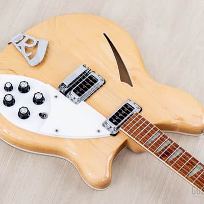1995 Rickenbacker 360 Semi-Hollow Guitar Mapleglo, Mint Condition w/ Case, Hangtags image 9