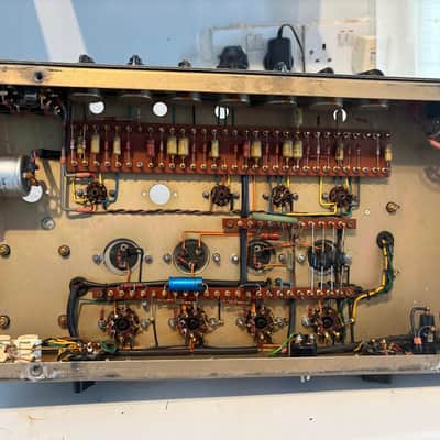 Very Early 1972  Hiwatt DR103 Custom 100 2-Channel 100-Watt Guitar Amp Head  - Black- one owner image 14