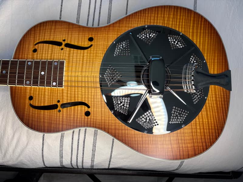 National Resophonic Estralita Deluxe Resonator Guitar image 1