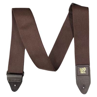 Ernie Ball Brown Polypro Guitar Guitar Strap 4052 image 5