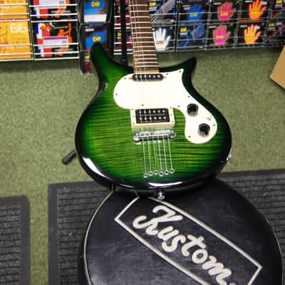 Patrick Eggle New York Plus electric guitar in citrus green - Made in England image 13