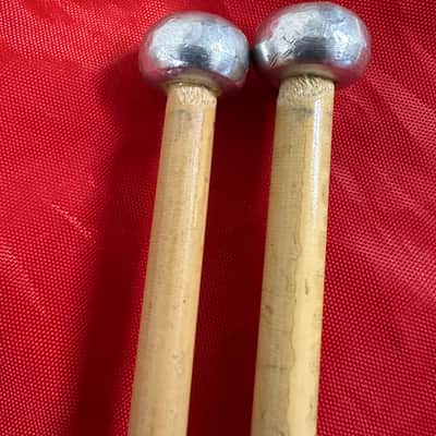 Vintage Mike Balter #9A Oval Aluminum on Rattan Bells Mallets image 2