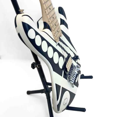 EVH Striped Series "Circles/See Ya"- Satin Black/White image 5