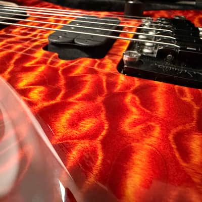 Siggi Braun Little Crow Magma Burst 2020 - 5A quilted maple Magma burst image 5