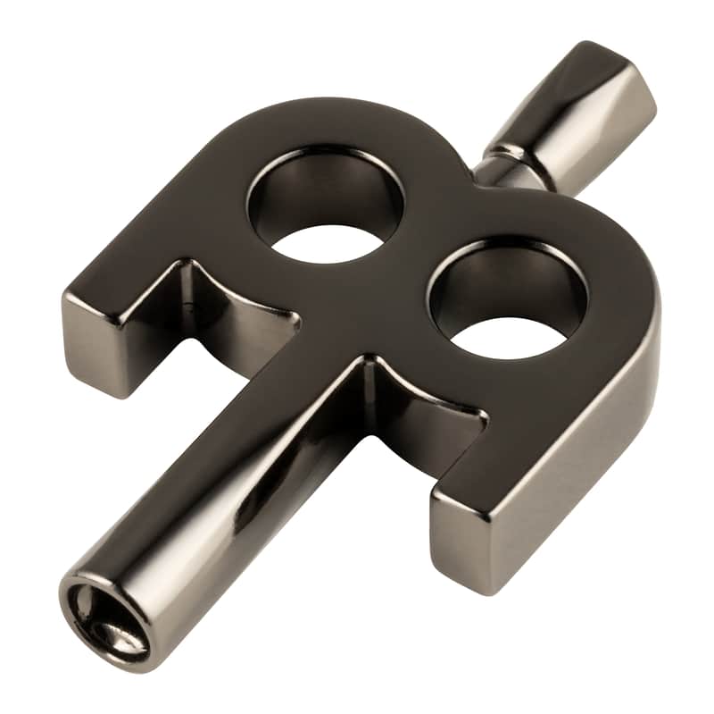 Meinl SB501 Stick & Brush Kinetic Key Nickel Plated Black image 1