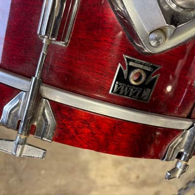 Tama Vintage 80’s Superstar 22-12-13-16 Drum Set Cherry image 8