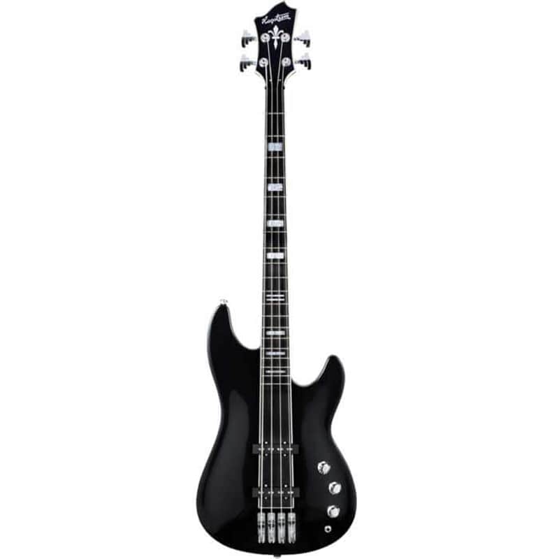 Hagstrom Super Swede Abba Rutger Gunnarsson Black Gloss Electric Bass Guitar image 1