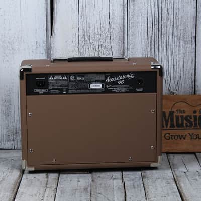 Fender Acoustasonic 40 Acoustic Guitar Amplifier 40 Watt 2 Channel Amp w Reverb image 8
