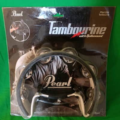 Pearl PTM10SH Quickmount Tambourine w/Stainless Steel Jingles image 2