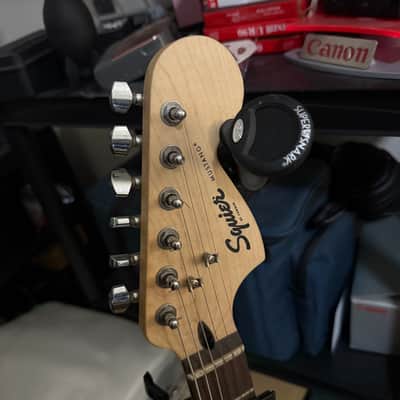 Squier Bullet Mustang HH Surf Green & Line 6 Spider V 20 MkII image 3