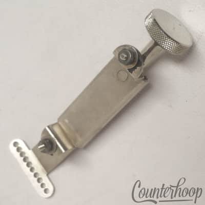Leedy & Ludwig Snare Drum Strainer Nickel Vintage 40s 2 7/16"Marching Parade USA image 3