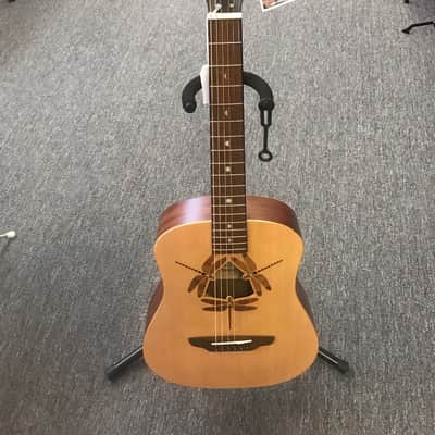 Luna SAF-DF-NAT Safari Dragonfly 3/4-Size Travel Guitar Natural image 1