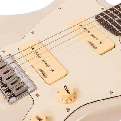 Vintage V65 ReIssued Hard Tail Electric Guitar - Blonde (V65HBLD) image 9