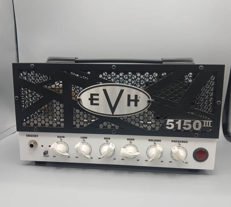 EVH 5150 III LBX 2-Channel 15-Watt Guitar Amp Head 2010s - Black with White Control Panel image 1