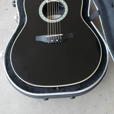 Ovation Model CC057 Celebrity Cutaway Acoustic Guitar Black Finish + OHSC image 18