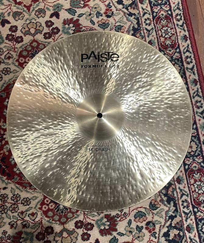 Paiste 18" Formula 602 Modern Essentials Crash Cymbal 2013 - Present - Traditional image 1