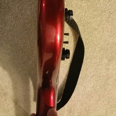 Aria Pro II RSB 80's RED bass guitar image 4