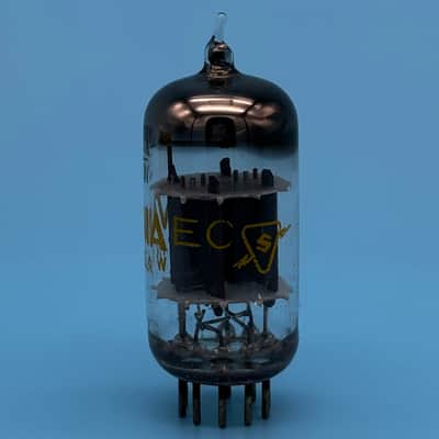 1960s Sylvania 12AU7A ECC82 Vintage Short Plate D Getter Preamp Tube! T328 image 3