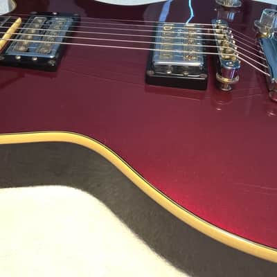 Guild DeArmond M-77--2001; Wine Red Metallic; Made in Korea; USA Gold-Tone HB Pickups; All-Original image 16