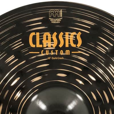 Meinl Classics Custom Dark Crash Cymbal 18" image 4