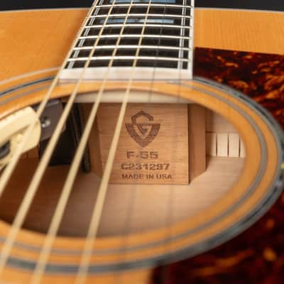 2023 Guild USA F-55E Maple - Natural | All Solid USA Jumbo Acoustic Guitar L.R. Baggs Anthem Pickup Arched Back | CoA OHSC image 19