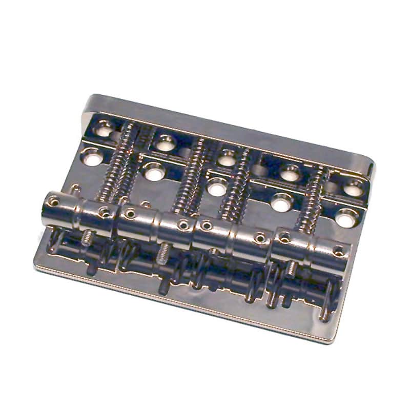 Genuine Fender 4-string Bass Bridge Chrome for Squire Classic Vibe 50s P-Bass - Chrome image 1