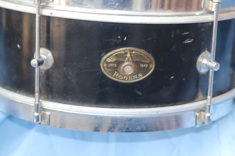 Rogers Banner snare 1950's - black image 1