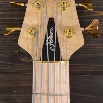 Fodera Imperial Elite 6 bass guitar 34" scale 2017 5A Quilted Maple image 8