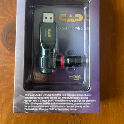 CAD U9 MiniMic Omindirectional USB Microphone 2010s - Black image 1
