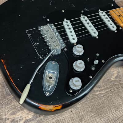 MyDream Stratocaster Custom Built - Gilmour's Black Strat Tribute Breathe image 5