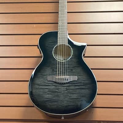Ibanez AEWC400 Acoustic/Electric in Transparent Black Sunburst image 1