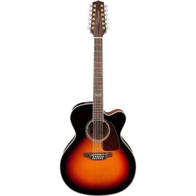 Mint Takamine GJ72CE-12 BSB 12 String Jumbo Body Acoustic Electric Guitar Sunburst image 1