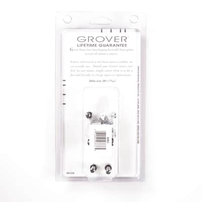 Genuine Grover 305C Mid-size Rotomatic 18:1 3x3 tuners, Chrome image 4